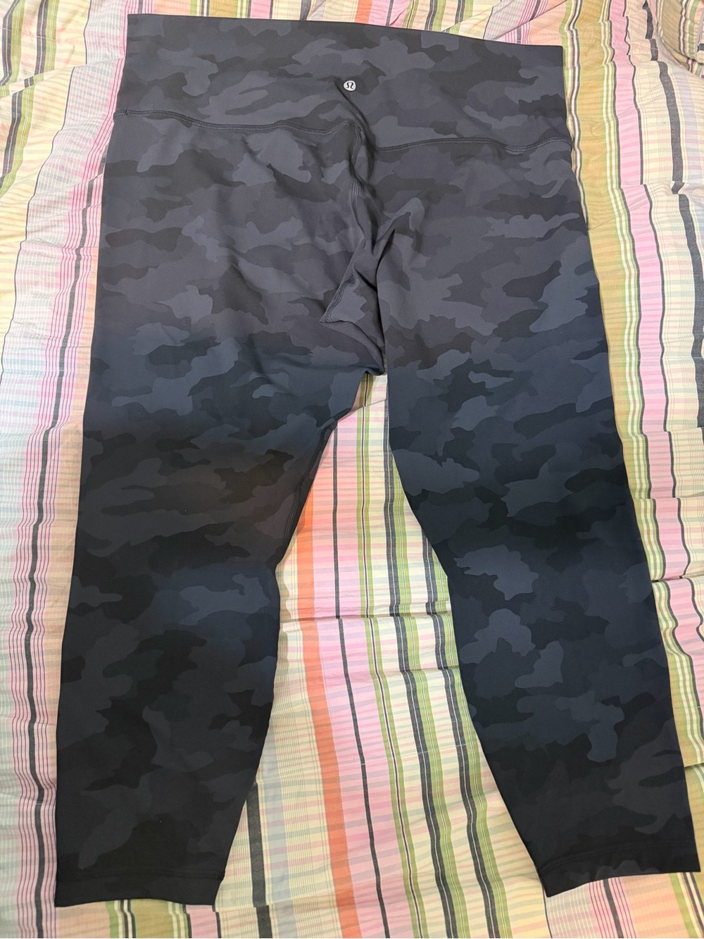 Lululemon, Size 20, Black Camo High-Waist Leggings, NWOT, $33